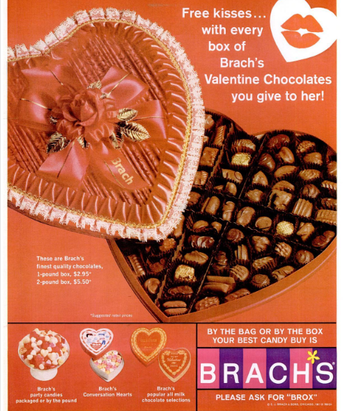 Brach's Valentine Chocolates Ad (1967) – Quaint Cooking